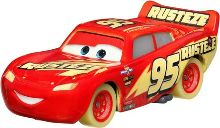 Glow Racers Lightning McQueen マテル Mattel Disney Pixar Cars Auta Glow Racers Pojazd świecący w