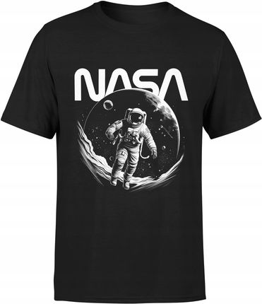 Nasa Kosmos Koszulka Męska Z Nadrukiem Astronauta