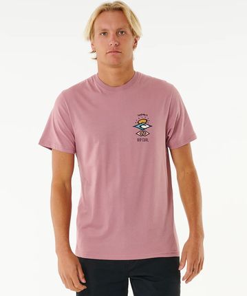 T-Shirt RIP CURL Search Icon Tee różowy