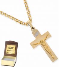Intergold Złoty krzyżyk z wizerunkiem Jezusa Próby 585 gr. 1.26
