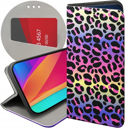 Hello Case Etui Z Klapką Do Motorola Moto G6 Play Kolorowe Barwy Tęcza Futerał
