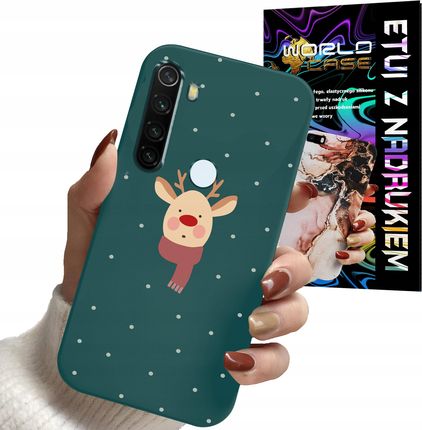 World Case Etui Do Xiaomi Note 8T Świąteczne Renifer Mikołaj