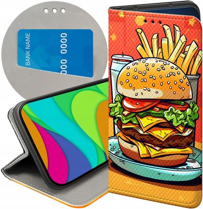 Hello Case Etui Do Samsung Galaxy J3 2017 Hamburger Burgery Fast Food Jedzenie