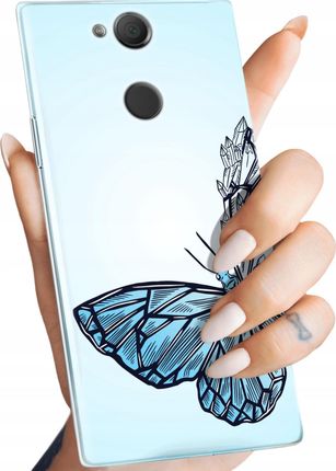 Hello Case Etui Do Sony Xperia Xa2 Motyle Butterfly Barwne Obudowa Pokrowiec