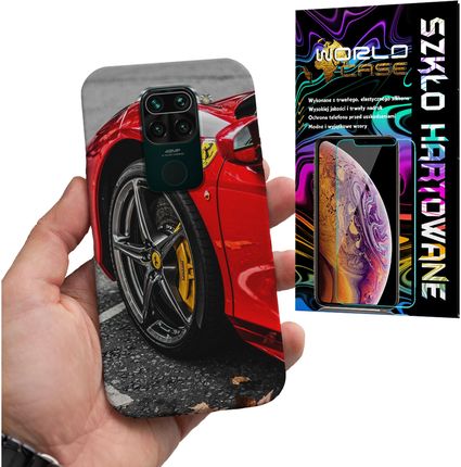 World Case Etui Do Xiaomi Note 9 Pro Samochody Ff Męskie Szkło
