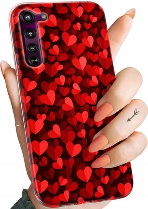Hello Case Etui Do Motorola Edge Walentynki Miłość Serce Obudowa Pokrowiec