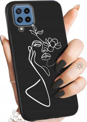 Hello Case Etui Matowe Do Samsung Galaxy M32 Line Art Kreska Linia Obudowa