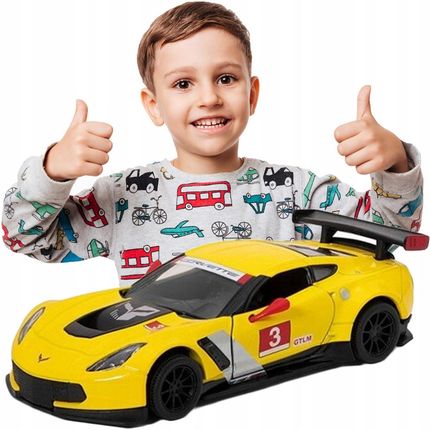 Kinsmart Auto Zabawka Dla Dzieci Corvette Samochodzik