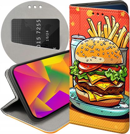 Hello Case Etui Do Samsung Galaxy M52 5G Hamburger Burgery Fast Food Jedzenie