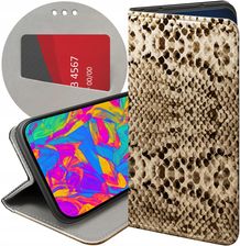 Hello Case Etui Z Klapką Do Iphone 13 Pro Max Wąż Skóra Węża Snake Futerał