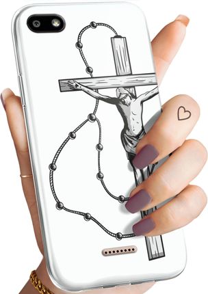 Hello Case Etui Do Xiaomi Redmi 6A Jezus Krzyż Różaniec Bóg Obudowa Pokrowiec