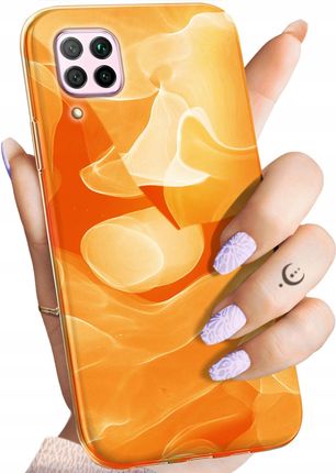 Hello Case Etui Do Huawei P40 Lite Pomarańczowe Pomarańcze Orange Obudowa