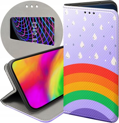 Hello Case Etui Z Klapką Do Sony Xperia 1 Iii Tęcza Rainbow Futerał Pokrowiec