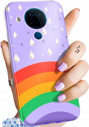 Hello Case Etui Do Nokia 5 4 Tęcza Rainbow Obudowa Pokrowiec
