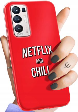 Hello Case Etui Do Oppo Reno 5 Pro Plus 5G Netflix Seriale Filmy Kino Obudowa