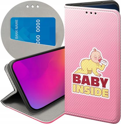 Hello Case Etui Z Klapką Do Xiaomi Redmi 4X Ciążowe Pregnant Baby Shower Futerał