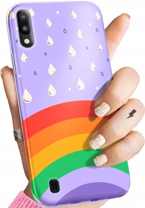 Hello Case Etui Do Samsung Galaxy M10 Tęcza Rainbow Obudowa Pokrowiec