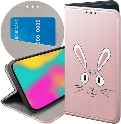 Hello Case Etui Z Klapką Do Xiaomi Mi A2 6X Królik Zając Bunny Futerał