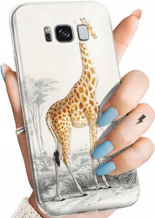 Hello Case Etui Do Samsung Galaxy S8 Plus Żyrafa Śmieszne Sawanna Obudowa