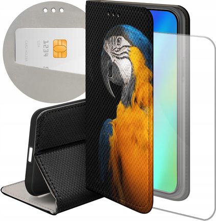 Hello Case Etui Z Klapką Do Iphone 15 Pro Max Papuga Papużka Tukan Futerał