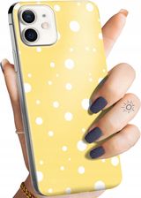Hello Case Etui Do Iphone 12 Mini Kropki Grochy Bokeh Dots Obudowa Pokrowiec