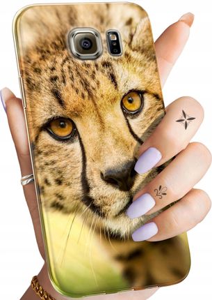 Hello Case Etui Do Samsung Galaxy S6 Gepard Cętki Panterka Obudowa Pokrowiec