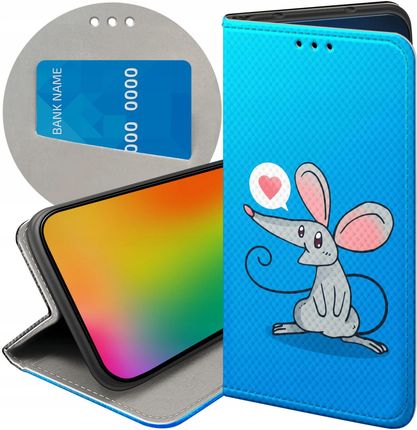 Hello Case Etui Z Klapką Do Xiaomi Redmi 7 Myszka Mouse Mini Futerał Pokrowiec