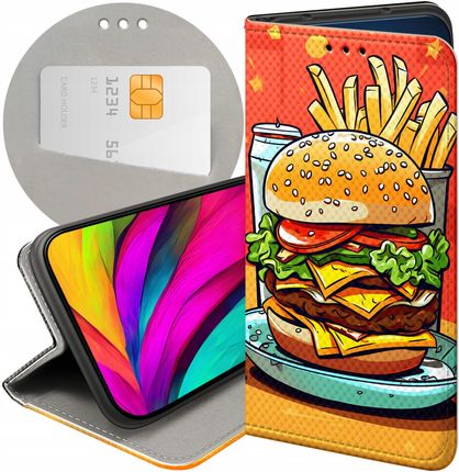 Hello Case Etui Do Samsung Galaxy J7 2017 Hamburger Burgery Fast Food Jedzenie