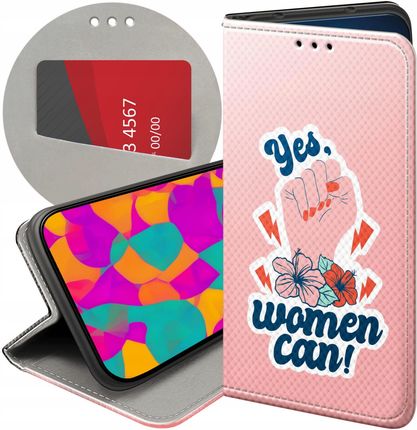 Hello Case Etui Z Klapką Do Xiaomi Mi A2 6X Siła Kobiet Girl Power Feminizm