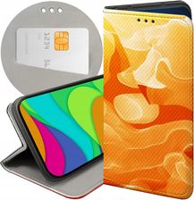 Hello Case Etui Z Klapką Do Alcatel 3L 2019 Pomarańczowe Pomarańcze Orange