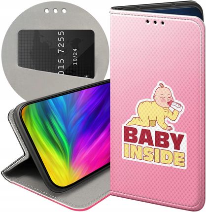 Hello Case Etui Z Klapką Do Samsung Galaxy S8 Plus Ciążowe Pregnant Baby Shower
