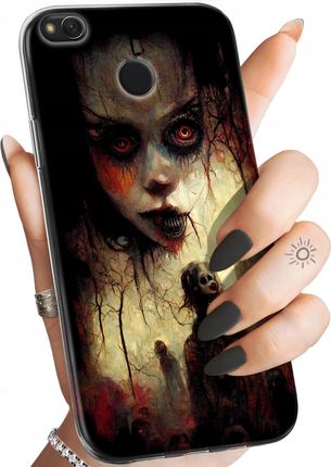 Hello Case Etui Do Xiaomi Redmi 4X Halloween Zombie Dynie Czaszki Czarownice