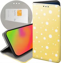 Hello Case Etui Z Klapką Do Iphone 13 Kropki Grochy Bokeh Dots Futerał Pokrowiec