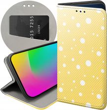 Hello Case Etui Z Klapką Do Xiaomi Poco F4 Gt Kropki Grochy Bokeh Dots Futerał