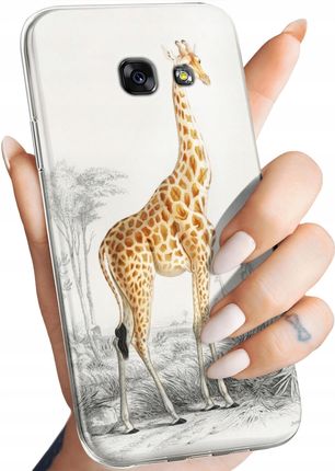 Hello Case Etui Do Samsung Galaxy A3 2017 Żyrafa Śmieszne Sawanna Obudowa