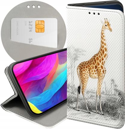 Hello Case Etui Z Klapką Do Samsung Galaxy J5 2017 Żyrafa Śmieszne Sawanna