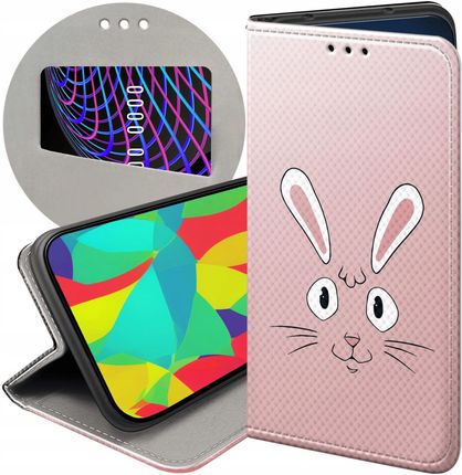 Hello Case Etui Z Klapką Do Realme C21Y Królik Zając Bunny Futerał Pokrowiec