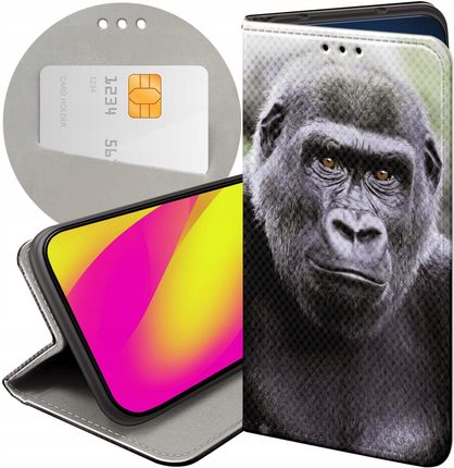 Hello Case Etui Z Klapką Do Xiaomi Redmi 4X Małpki Małpa Nosacz Futerał