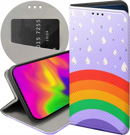 Hello Case Etui Z Klapką Do Xiaomi Redmi Note 8 2021 Tęcza Rainbow