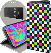 Hello Case Etui Z Klapką Do Iphone 13 Mini Kratka Kratki Krata Futerał Pokrowiec