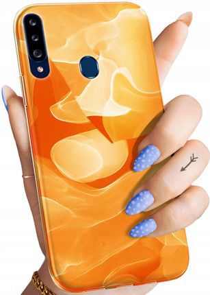 Hello Case Etui Do Samsung Galaxy A20S Pomarańczowe Pomarańcze Orange Obudowa