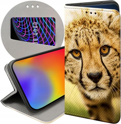 Hello Case Etui Z Klapką Do Xiaomi Poco M3 Pro 5G Gepard Cętki Panterka