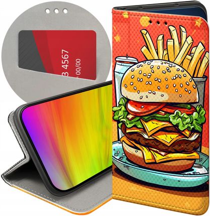 Hello Case Etui Do Xiaomi Redmi 10 5G Hamburger Burgery Fast Food Jedzenie