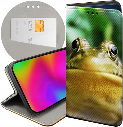 Hello Case Etui Z Klapką Do Xiaomi Redmi 9C Żabka Żaba Frog Futerał Pokrowiec