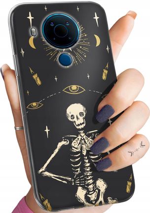 Hello Case Etui Do Nokia 5 4 Czaszka Szkielety Memento Mori Gotyk Surrealizm