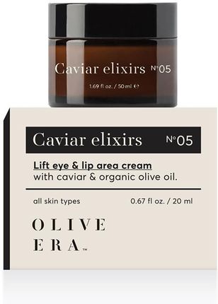 Olive Era Caviar Extract Liftingujący Krem Do Okolic Oczu I Ust Z Kawiorem I Organiczną Oliwą Z Oliwek 20ml