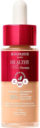 Bourjois Healthy Mix Nawilżająco-Rozświetlający Podkład-Serum Do Twarzy 51 Light Vanilla 30ml