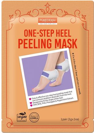 Purederm One-Step Heel Peeling Mask Peelingująca Maska Na Pięty 1 Para