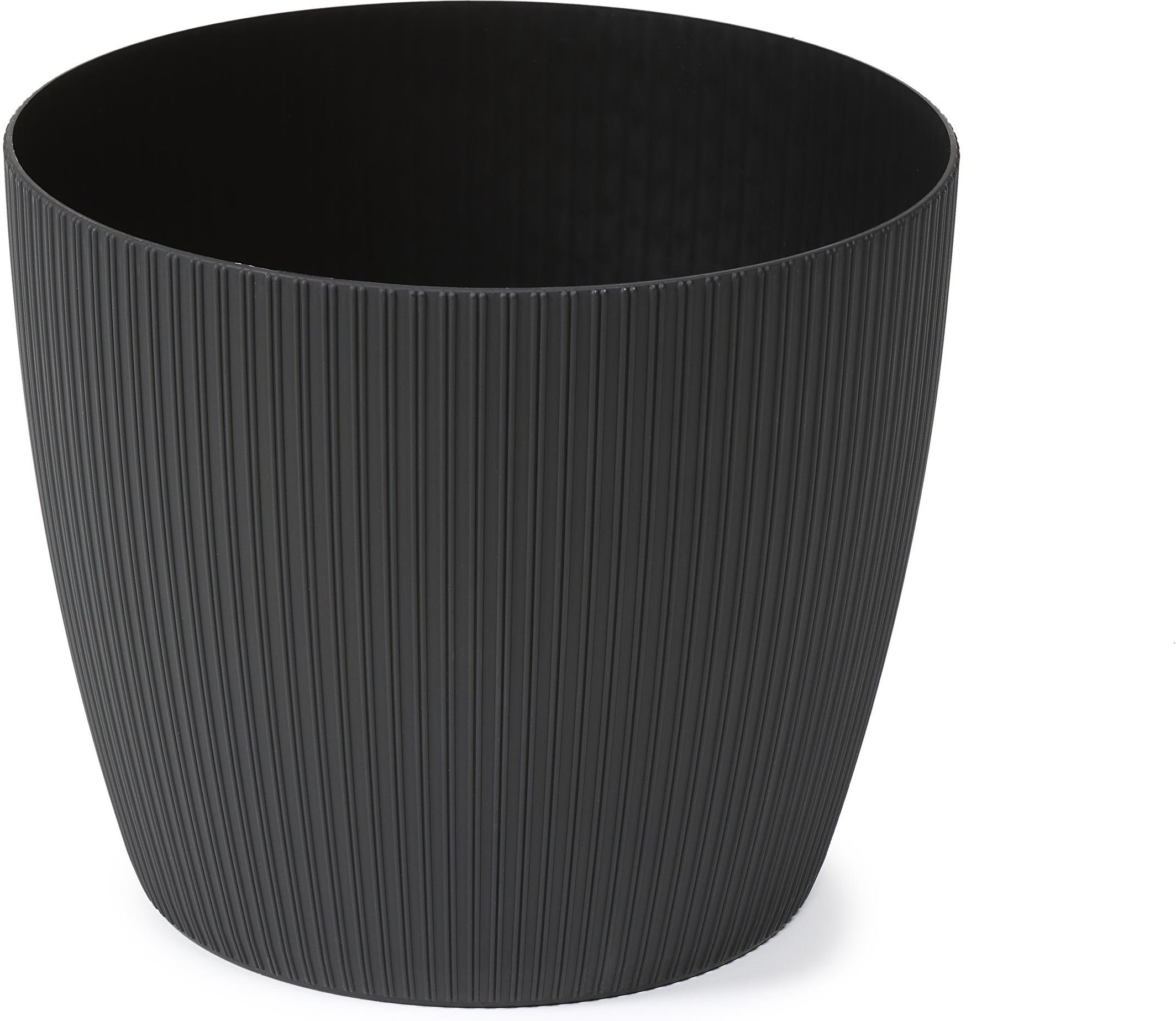 Lamela Magnolia Jumper ECO Vaso Per Piante - Diametro 22 Cm, Colore Grigio Eco, 30% Legno, Design Originale Per Interni E Giardino - 6