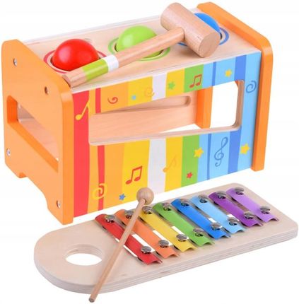 Leantoys Zabawka Muzyczna Instrument Dla Dzieci Cymbałki Młoteczek